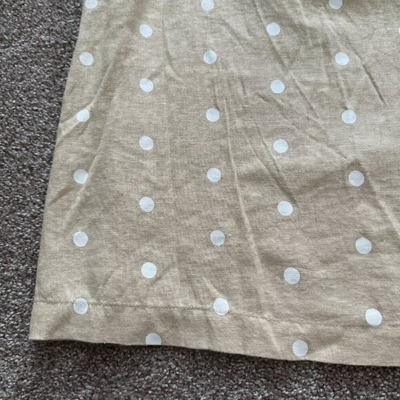 NWT Old Navy Beige Polka Dot Linen Blend A-Line Mini Skirt Women's Plus Size XXL - Picture 14 of 16